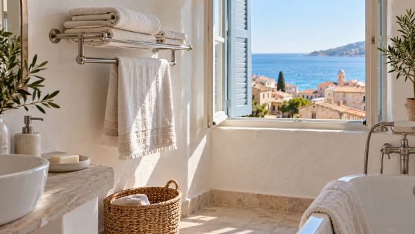 10 astuces pour un rangement efficace avec un porte-serviettes mural blanc