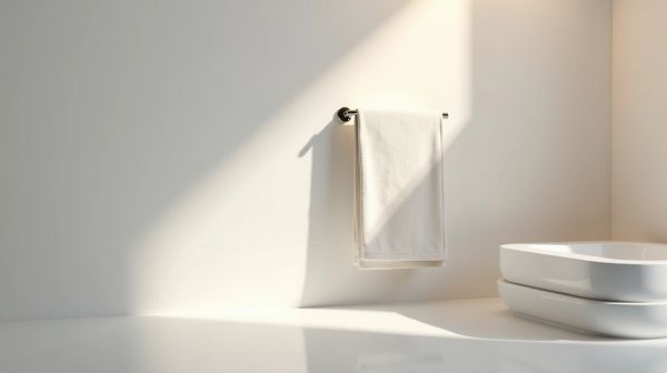 Optimiser l'organisation avec un porte-serviettes mural blanc