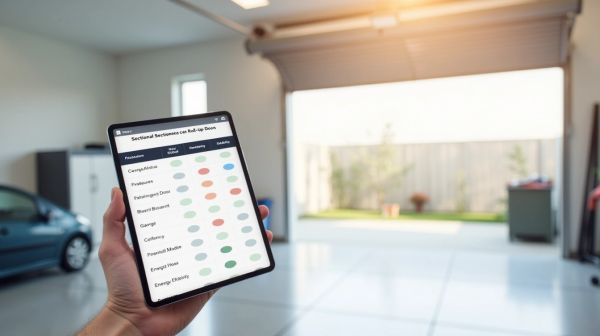 Porte de garage sectionnelle ou enroulable : le comparatif pour bien choisir
